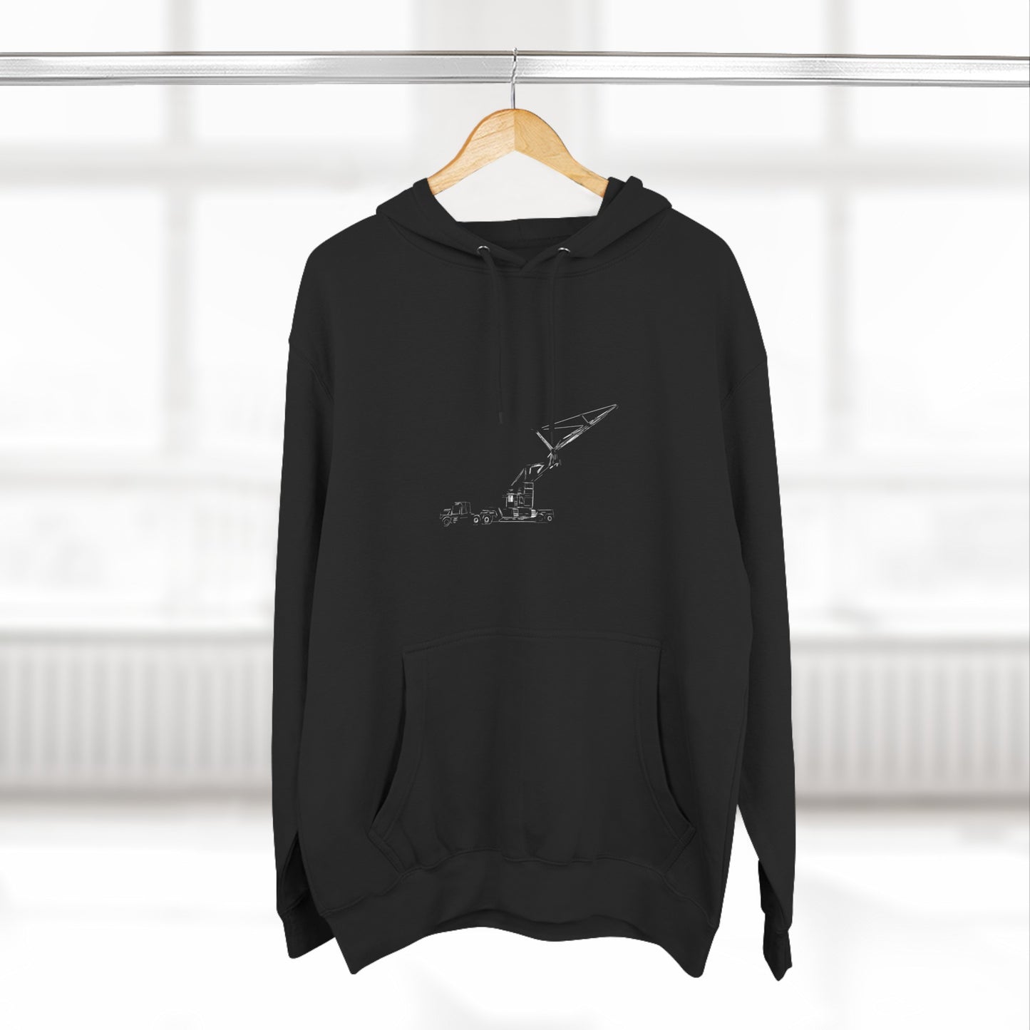 Snorkel on lowbed hoody